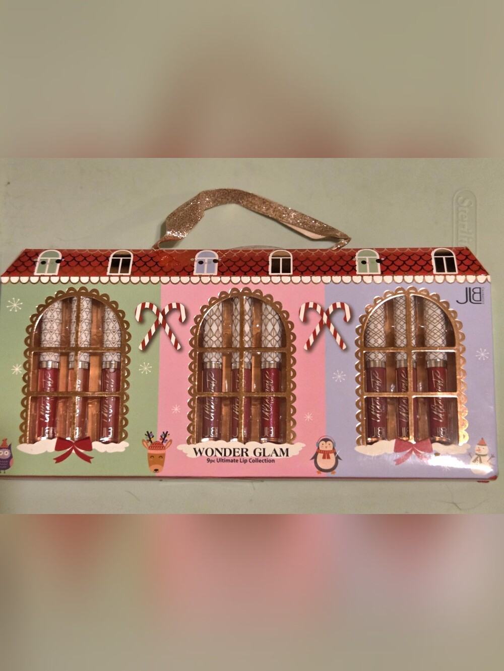 9pc Holiday Lip Collection - Pink & Red Gift Set